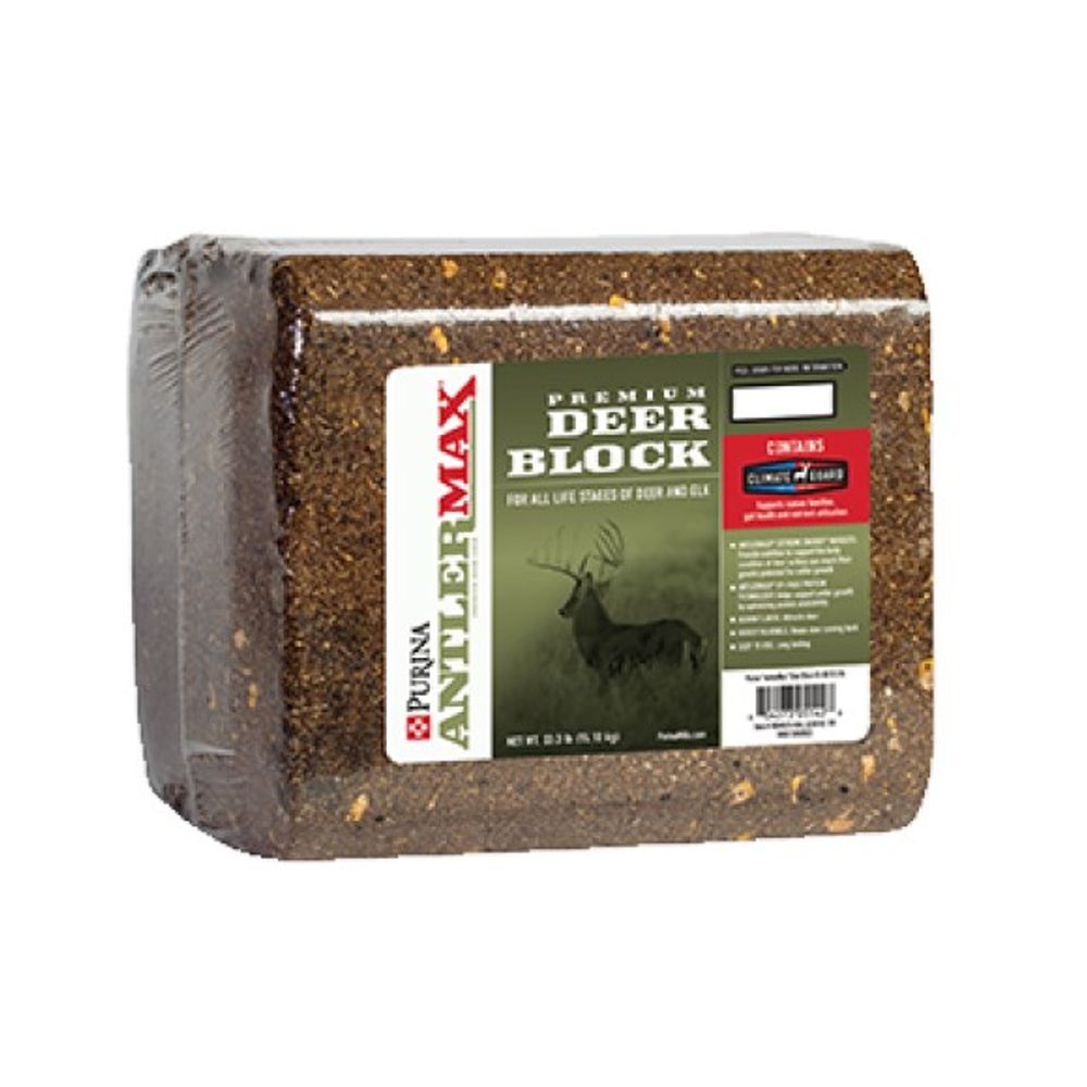 Purina, AntlerMax Deer Block with Climate Guard, 33 lb