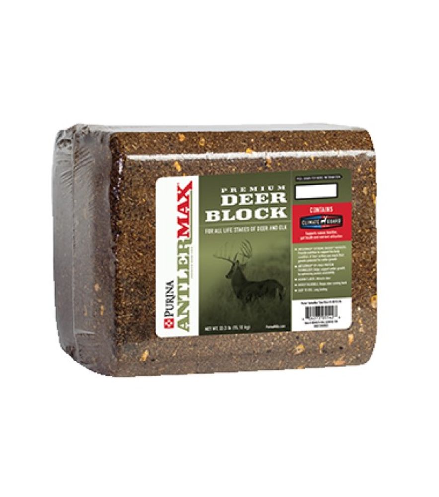 Purina, AntlerMax Deer Block with Climate Guard, 33 lb