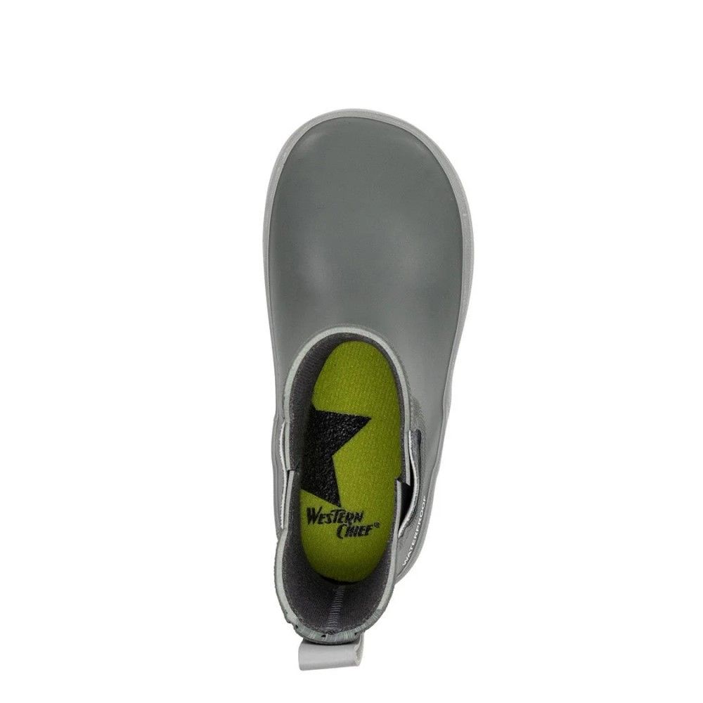 Western Chief, Kids Gray Element Chelsea Rain Boot