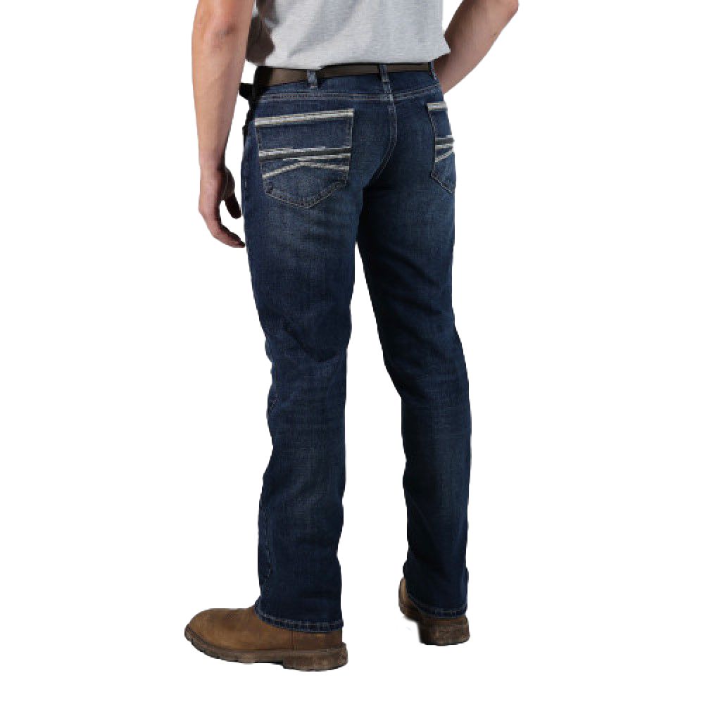 Key, Men's Aristocrat Dark Wash McKey Straight Fit Boot Cut Jeans