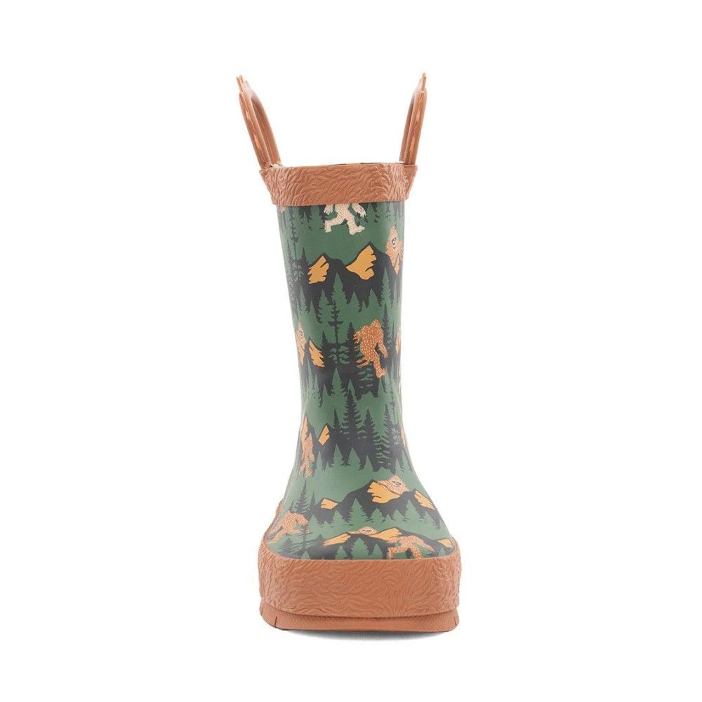 Western Chief, Kids Olive Bigfoot Rain Boot