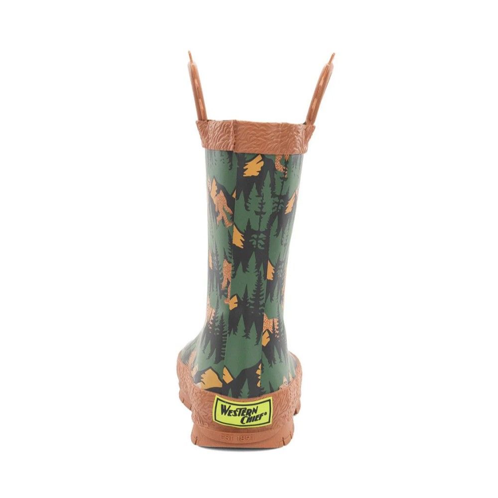 Western Chief, Kids Olive Bigfoot Rain Boot