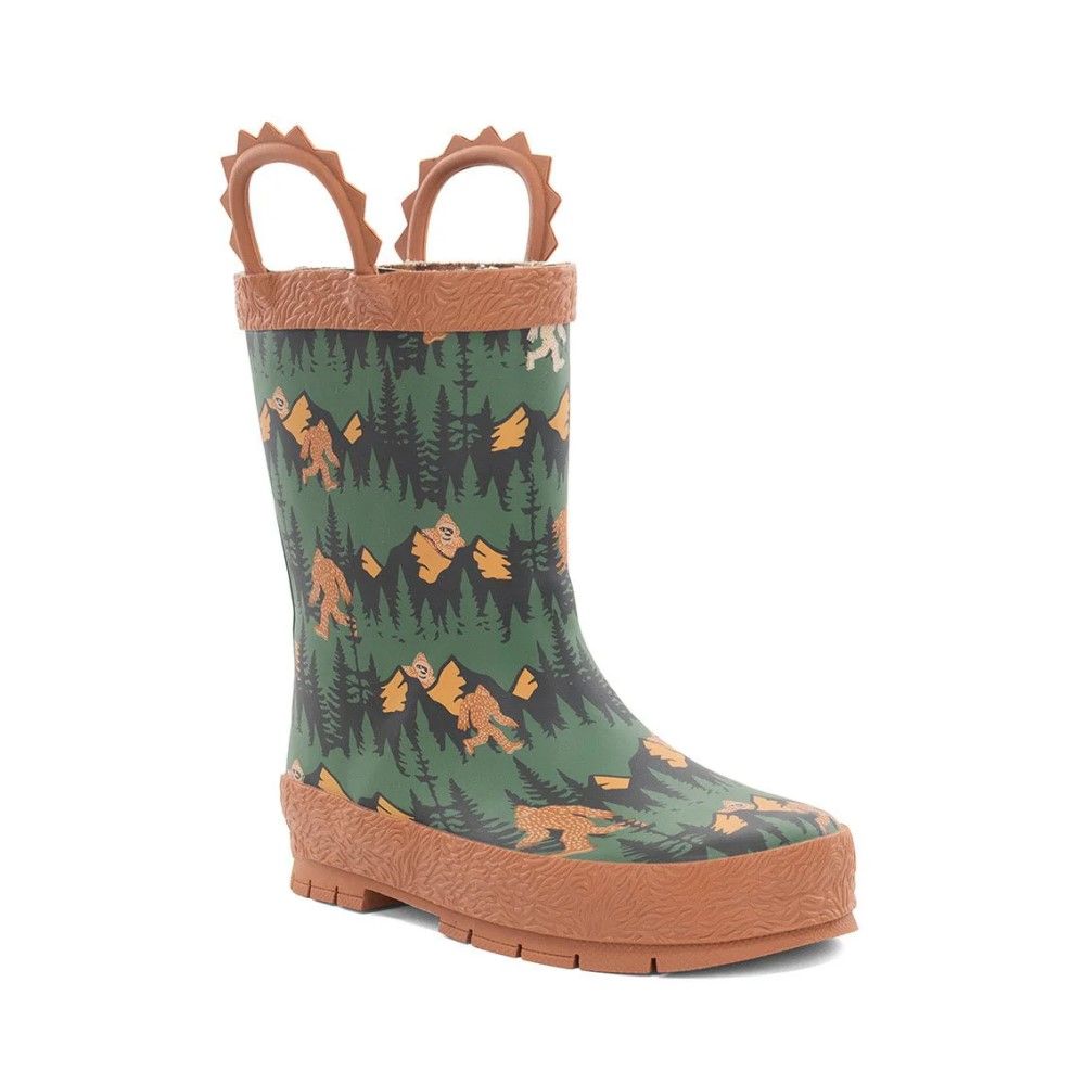 Western Chief, Kids Olive Bigfoot Rain Boot