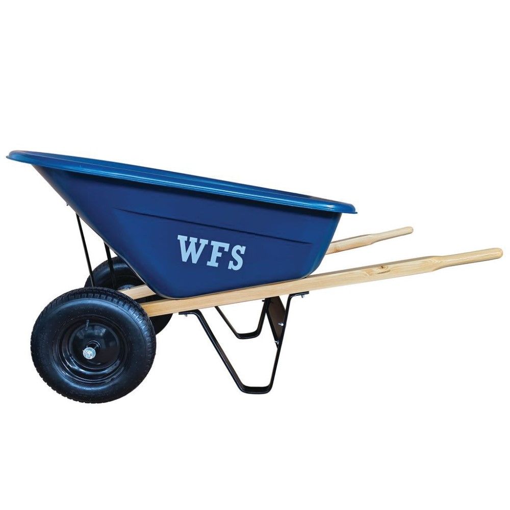 WFS, 8 cu ft Poly Wheelbarrow