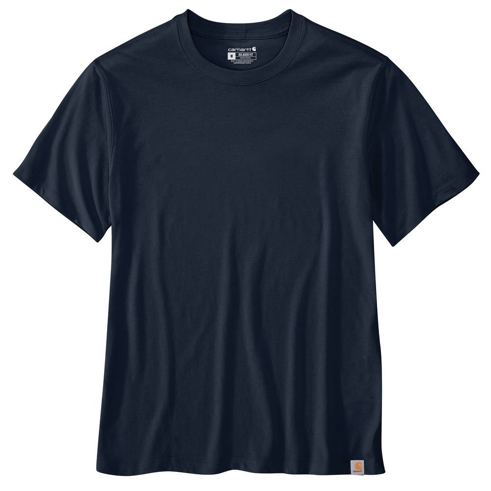 Carhartt, Men's Navy Relaxed Fit Lightweight Short-Sleeve Sea Plane Graphic T-Shirt