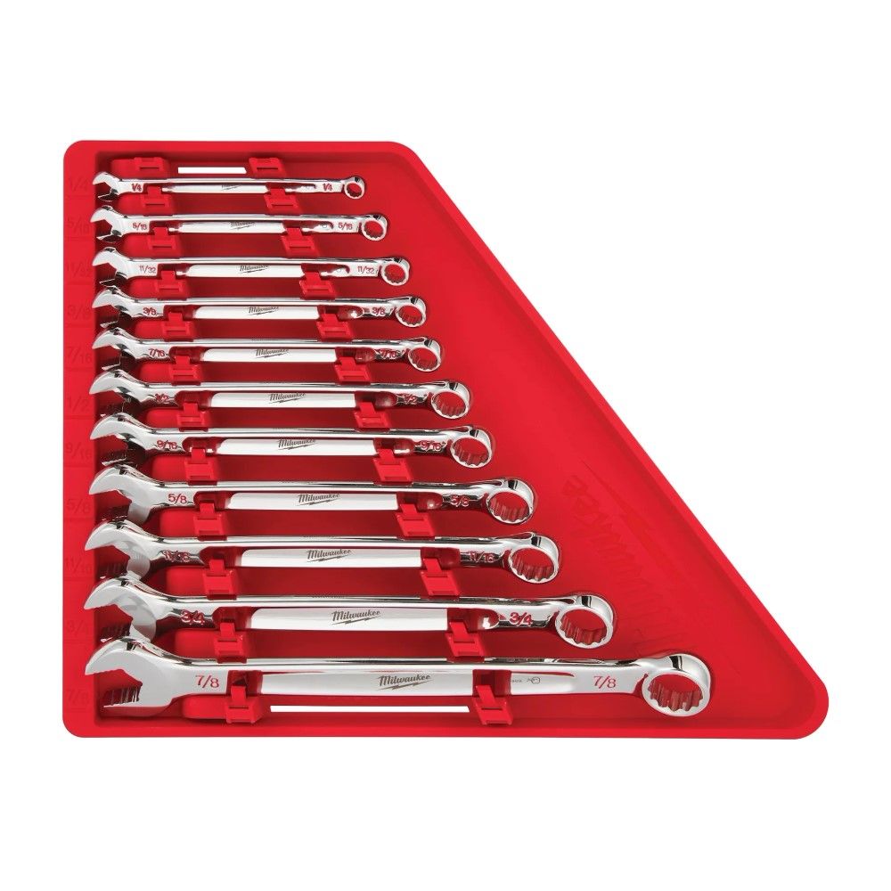 Milwaukee, SAE Combination Wrench Set, 11 pc