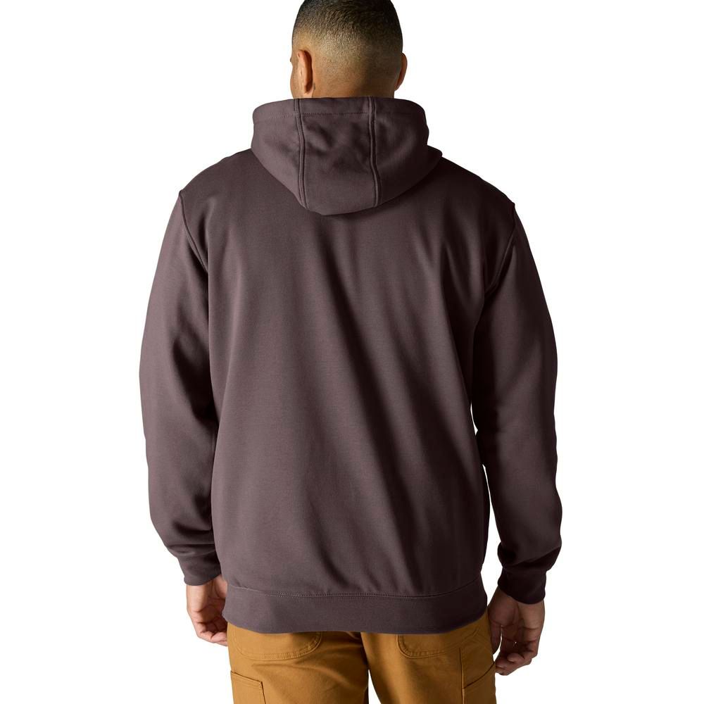 Carhartt, Men's Dark Sepia Loose Fit Midweight Logo Sleeve Graphic Hoodie