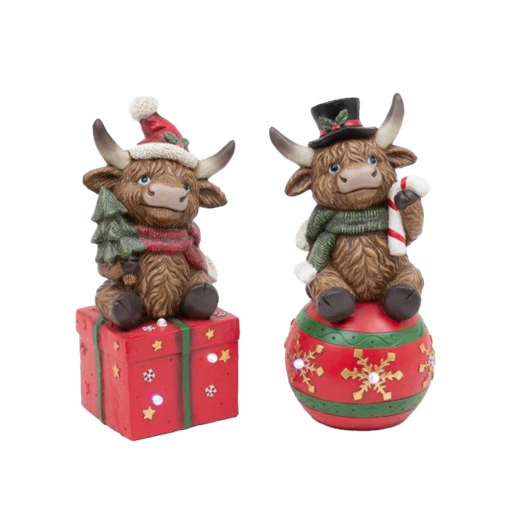 Gerson, Assorted Holiday Highland Cow