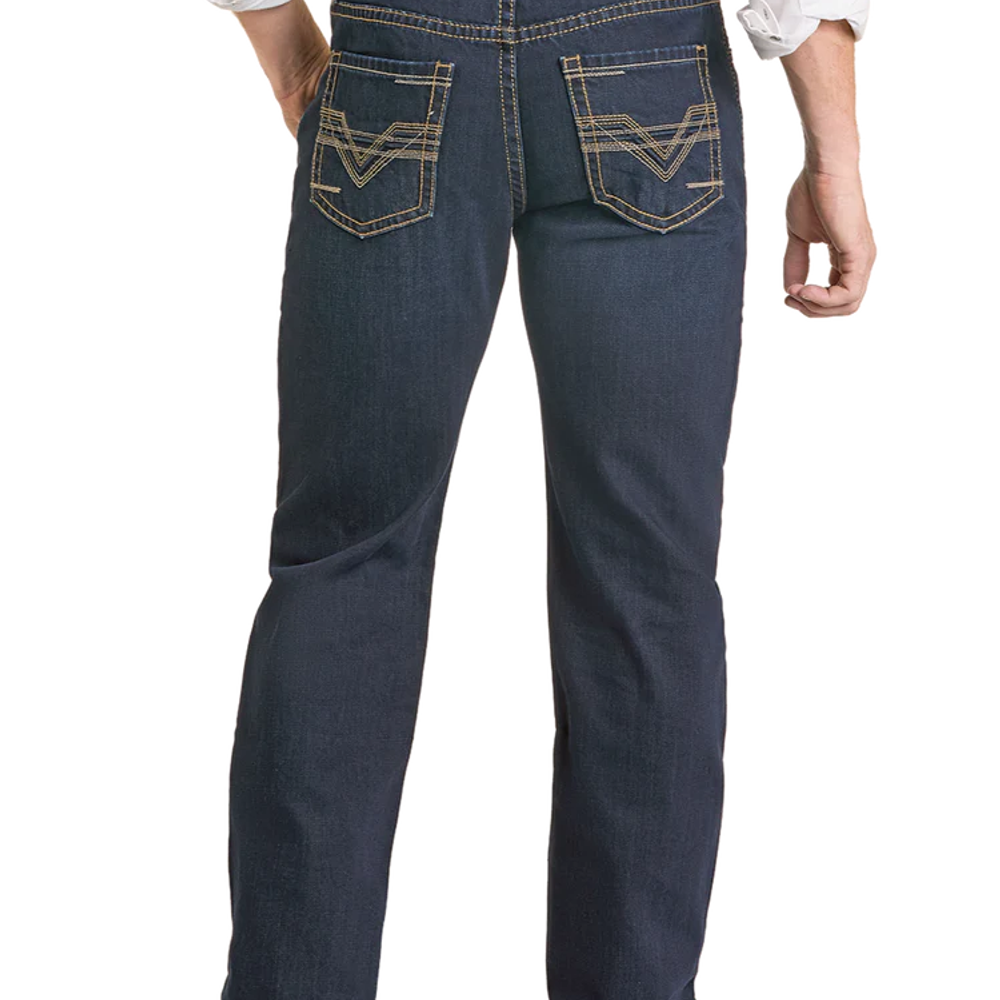 Rock & Roll, Men's Relaxed Fit Classic V Stackable Bootcut Jeans