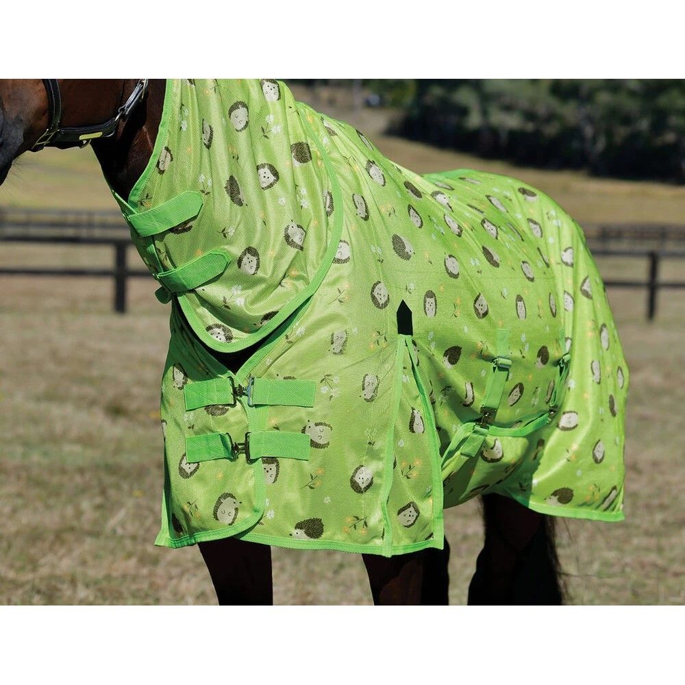 Weatherbeeta, Hedgehog Mesh With Gusset Belly Wrap Combo Neck