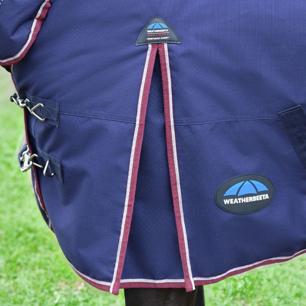Weatherbeeta, Navy/Burgundy ComFiTec Essential Turnout Combo 360G