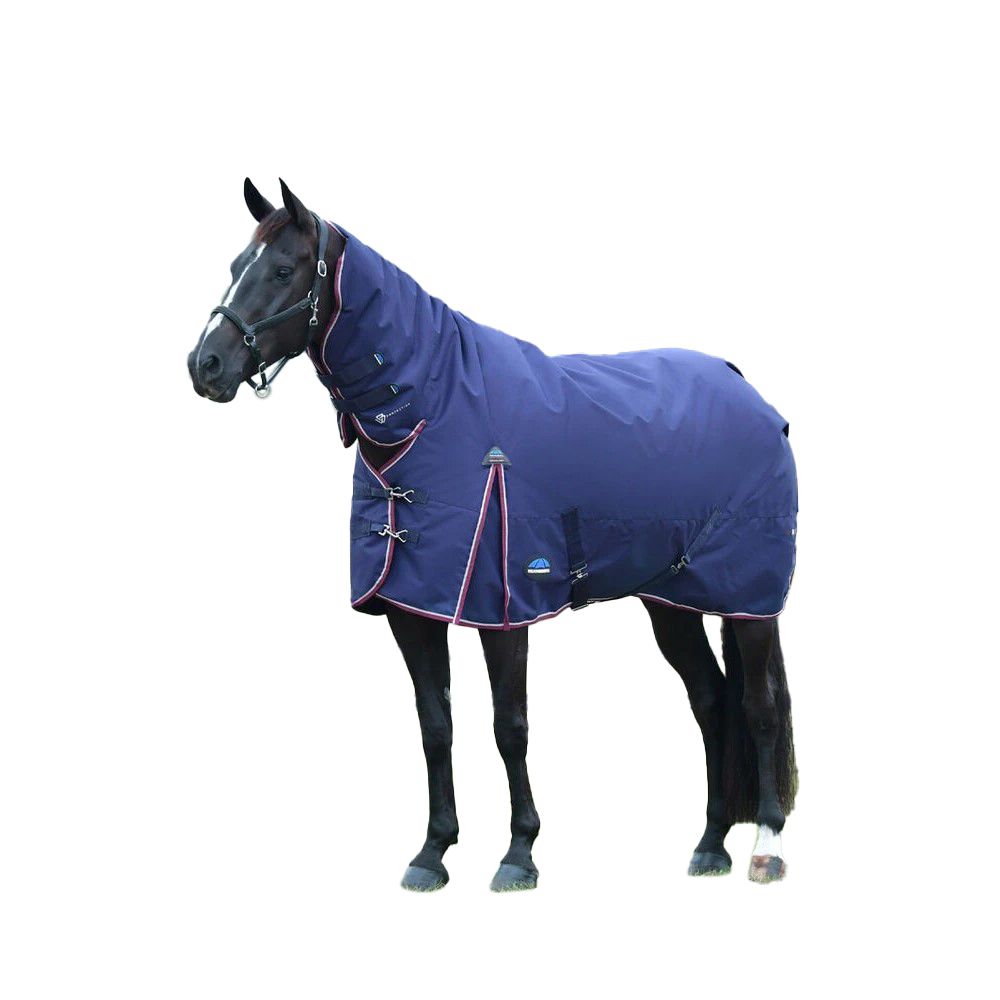 Weatherbeeta, Navy/Burgundy ComFiTec Essential Turnout Combo 360G