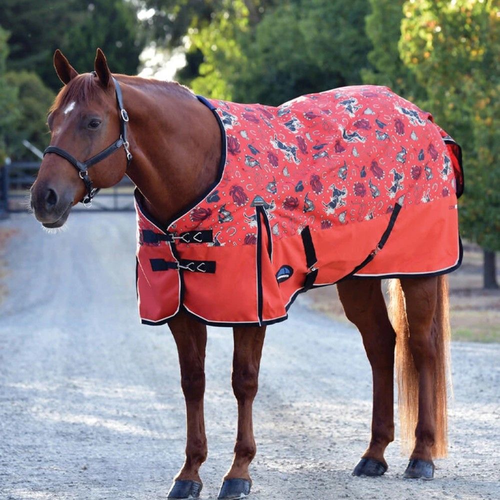 Weatherbeeta, Rodeo Print ComFiTec Essential Turnout 220G