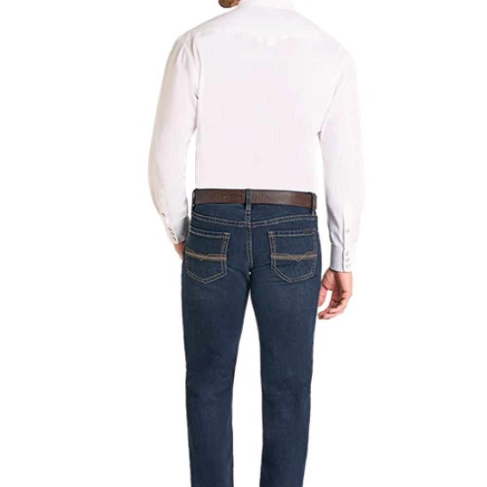 Rock & Roll, Men's Raised Denim Embroidery Revolver Jeans