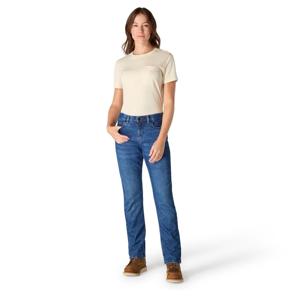 Carhartt, Ladies Mid Rise Straight Leg Essential Jean