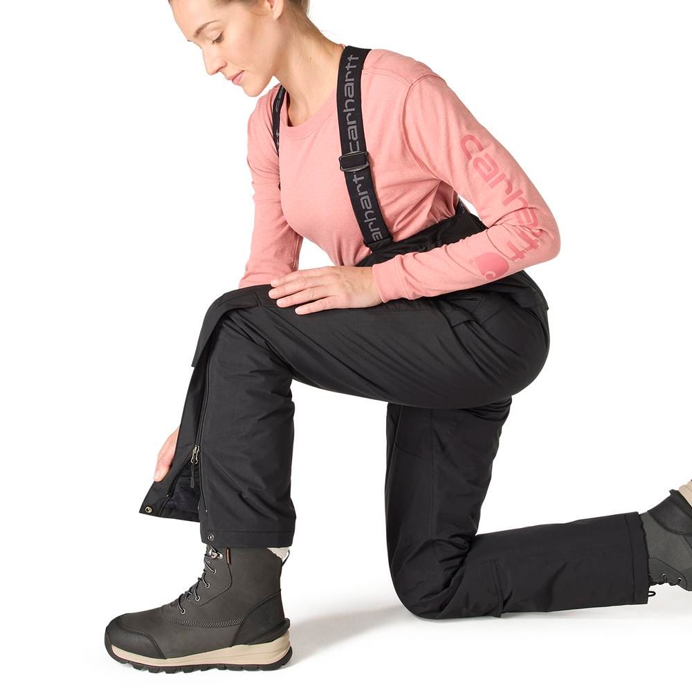 Carhartt, Ladies Black Storm Defender® Insulated Bib Overall
