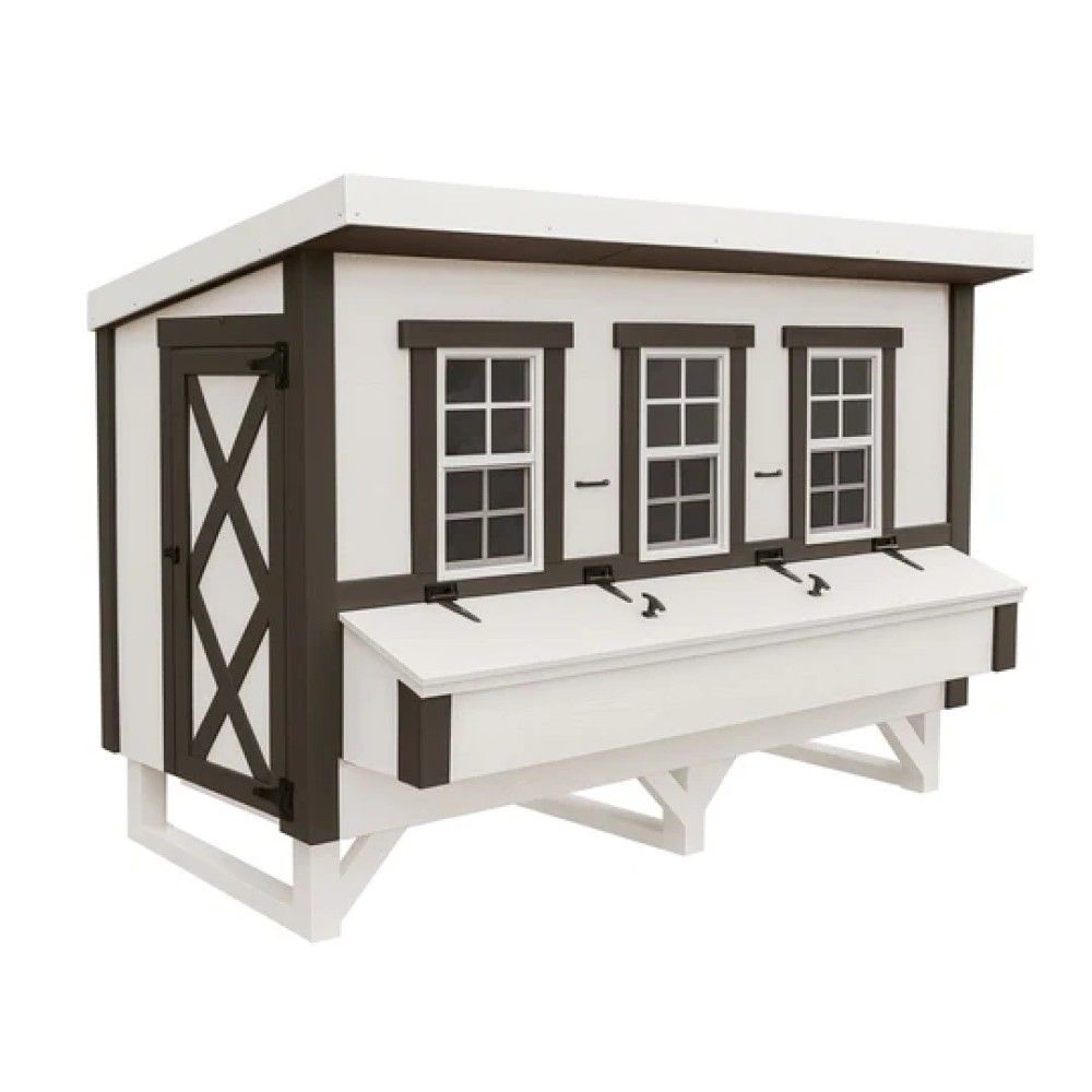 OverEZ, White XL Chicken Coop