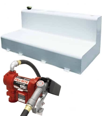 Delta L-Shaped Fuel Tank with 15gpm Pump,… Capacity | Wilco