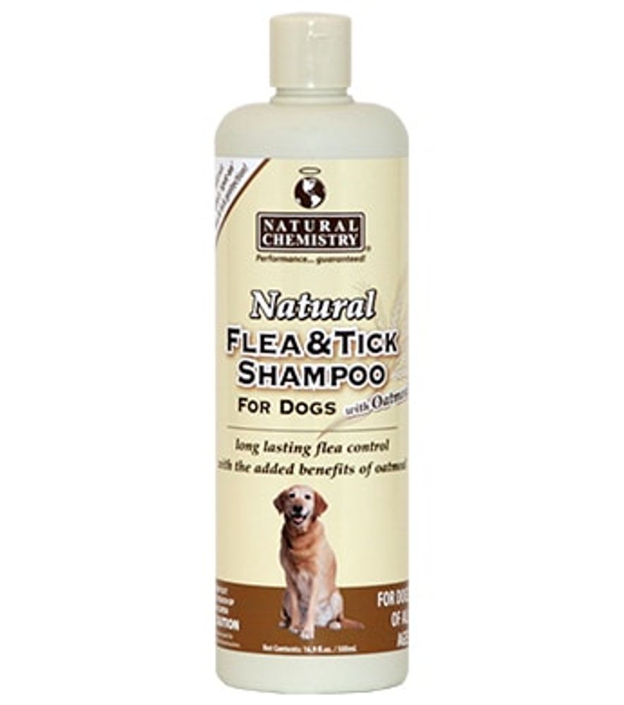 Natural Flea & Tick Shampoo for Dogs, 16 oz.