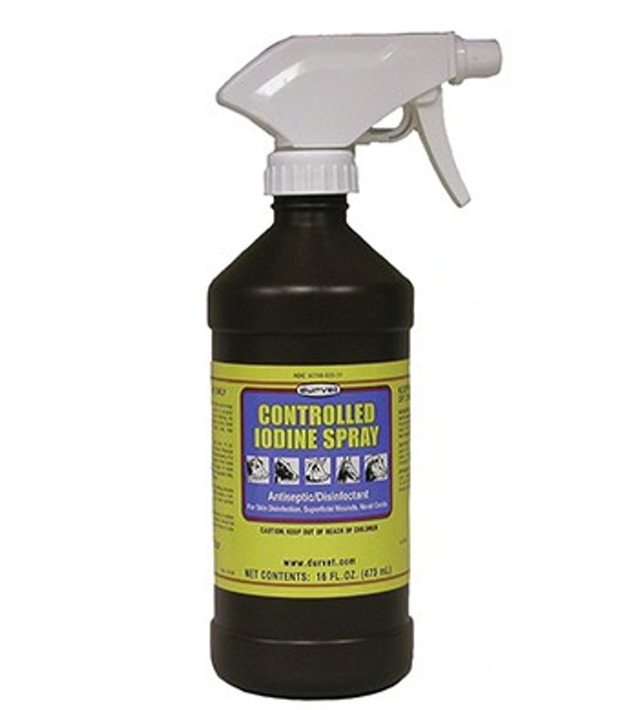Durvet Controlled Iodine Spray, 1 pt.