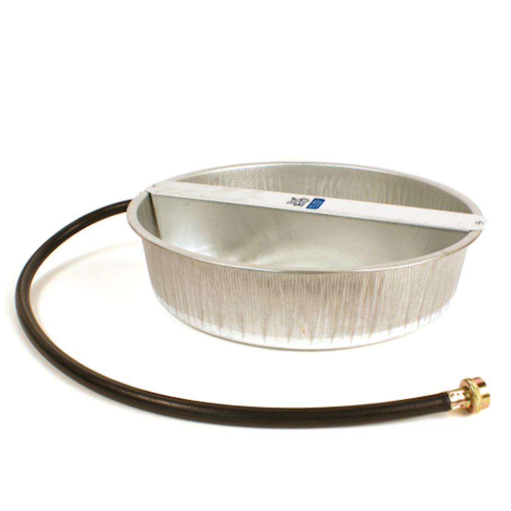 Pet Lodge, Galvanized Steel Ever Full Pet Bowl, 13 qt
