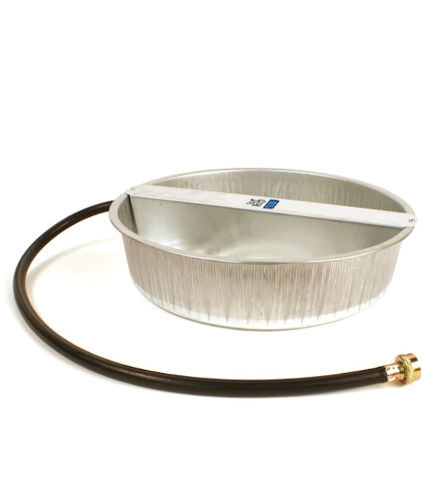 Pet Lodge, Galvanized Steel Ever Full Pet Bowl, 13 qt