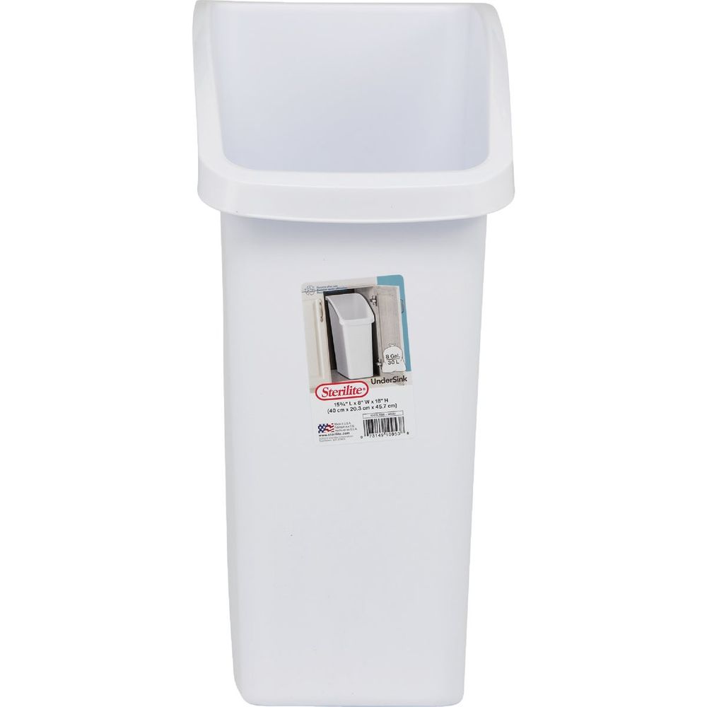 Sterilite Under Sink Wastebasket