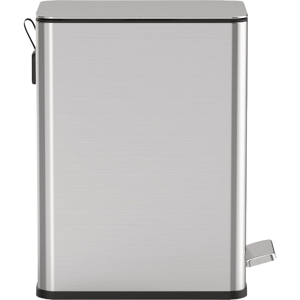 Ninestars 2.6 Gal. Slim Brushed Stainless Steel Pedal Trash Can