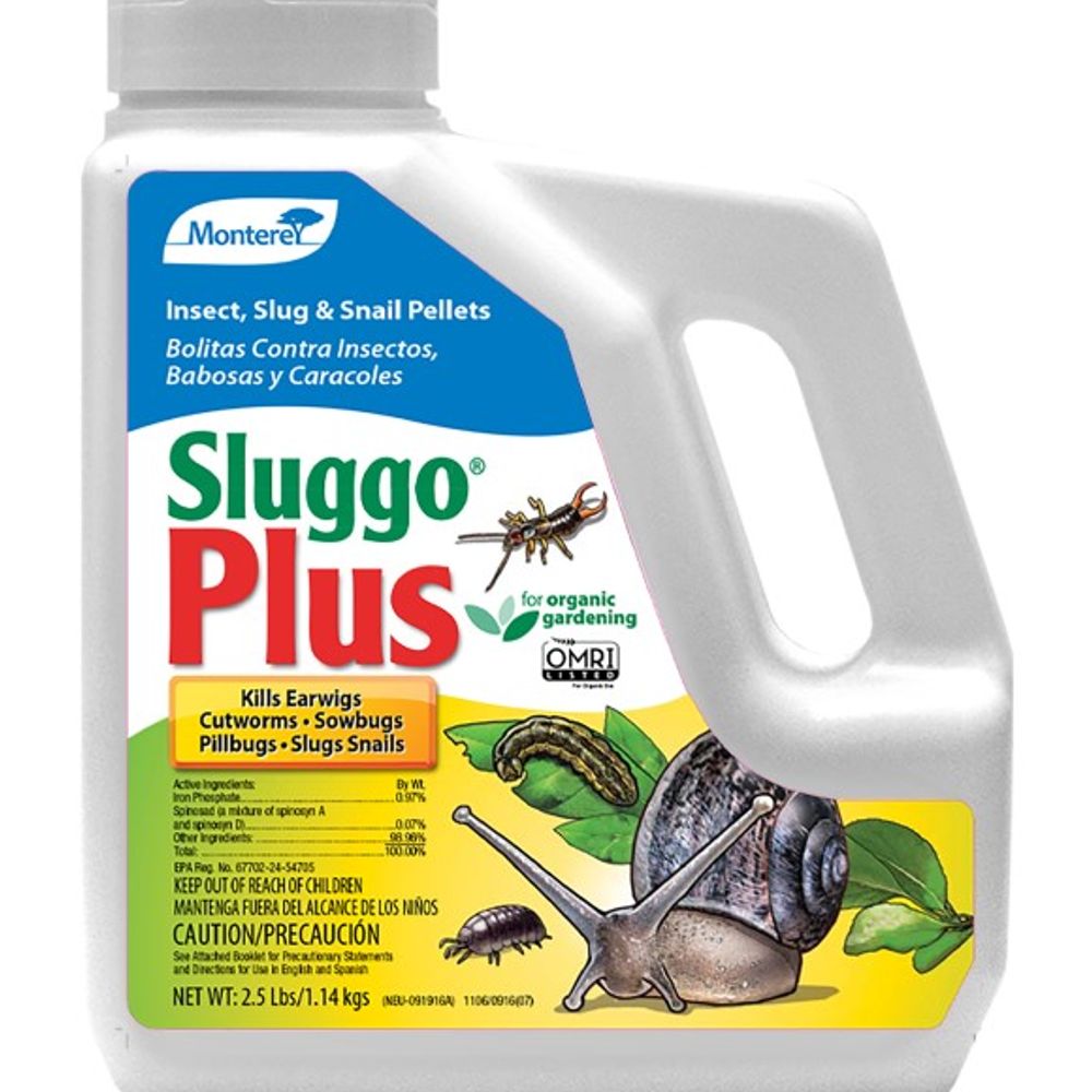 Sluggo, Plus Slug & Snail Killer, 2.5 lb