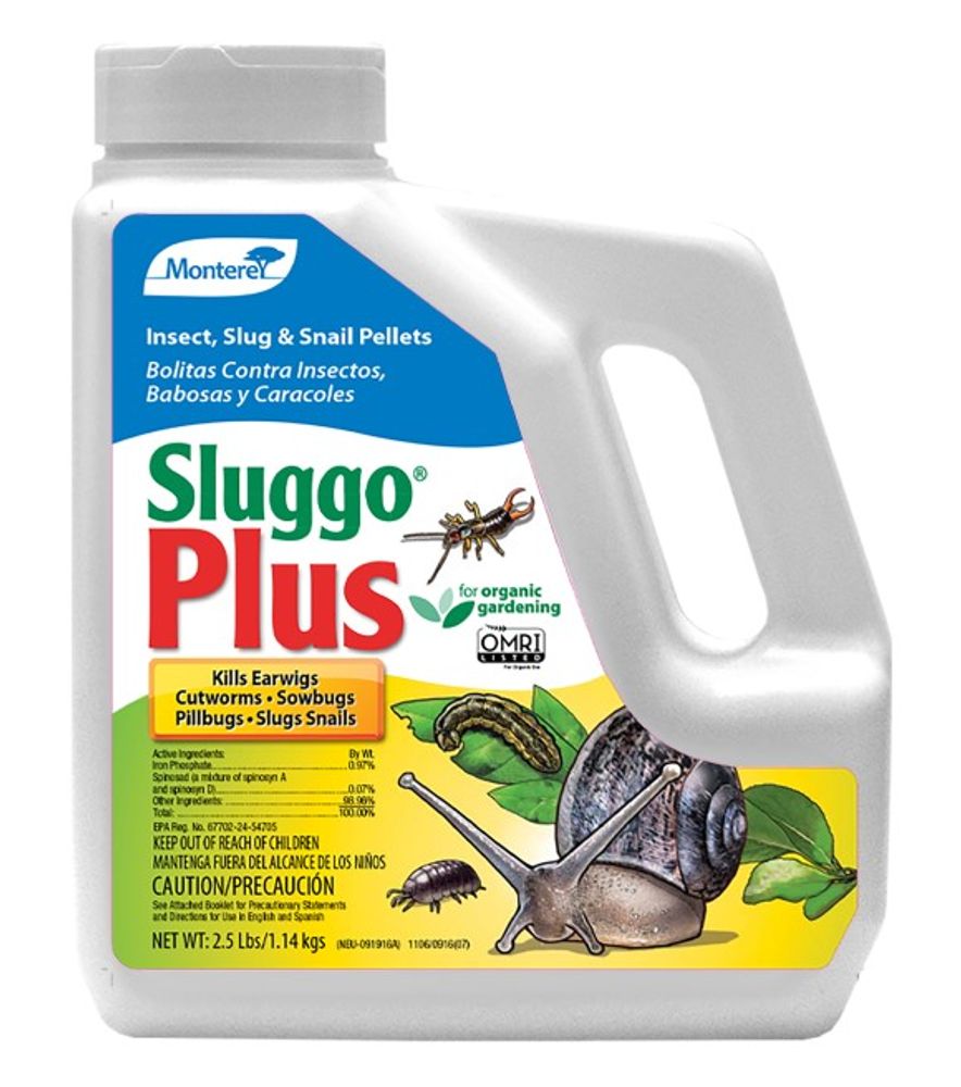 Sluggo, Plus Slug & Snail Killer, 2.5 lb