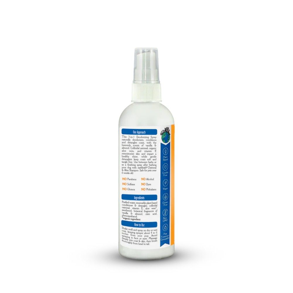 Earthbath, Vanilla & Almond 3-in-1 Deodorizing Spray, 8 oz 