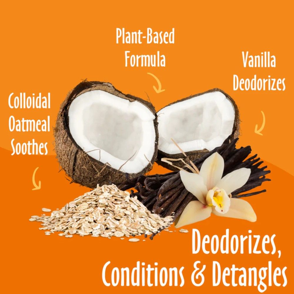 Earthbath, Vanilla & Almond 3-in-1 Deodorizing Spray, 8 oz 