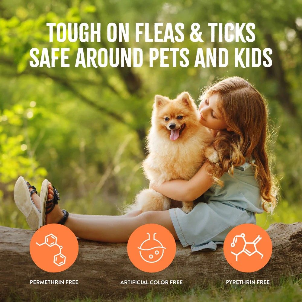 Tropiclean, Natural Flea & Tick Soothing Shampoo for Dogs, 20 oz