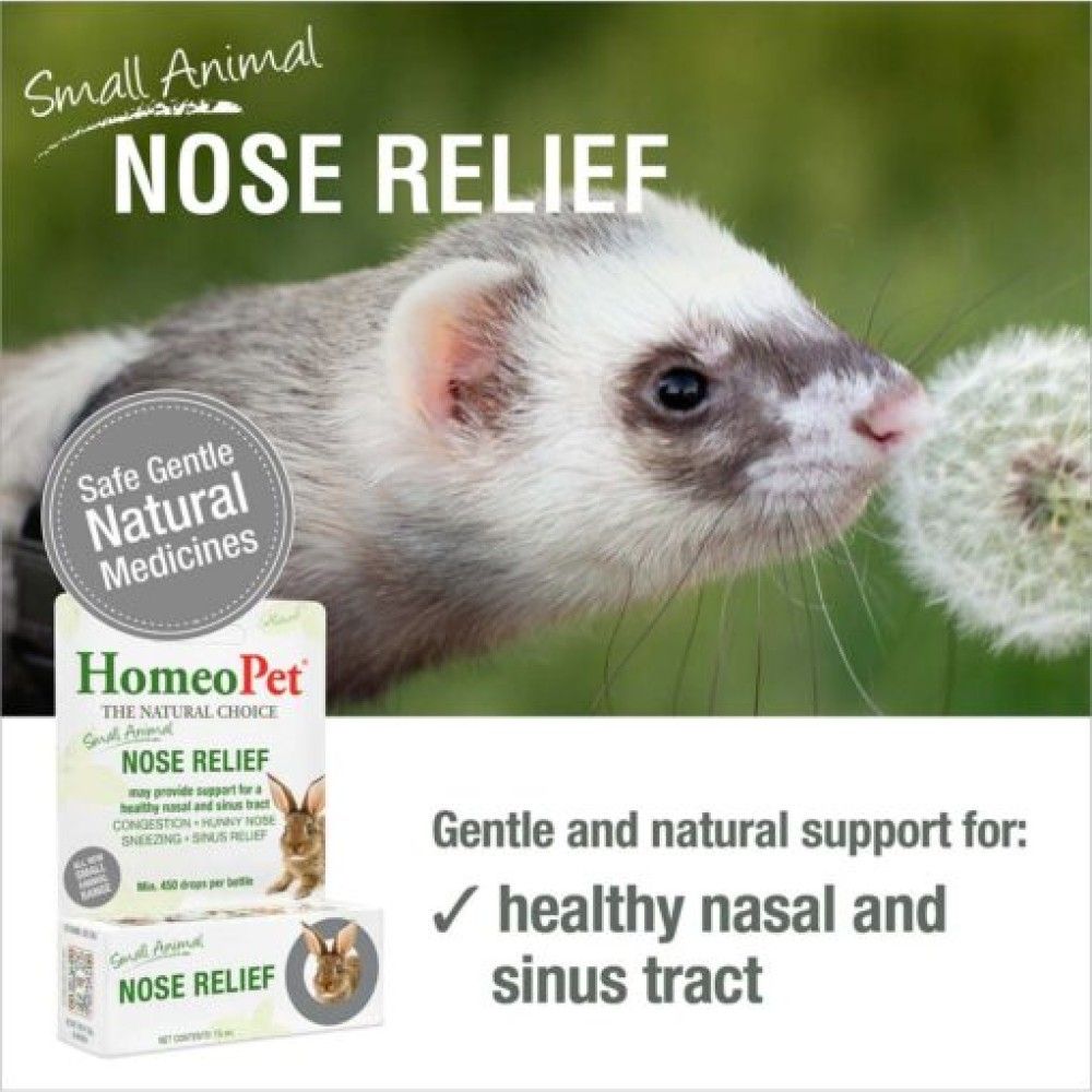 Homeopet, Small Animal Nose Relief, 15 ml