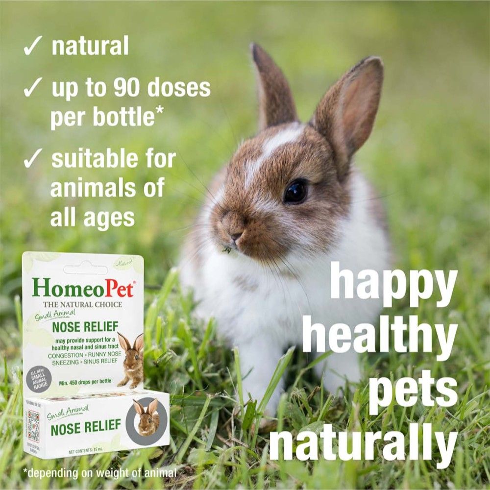 Homeopet, Small Animal Nose Relief, 15 ml