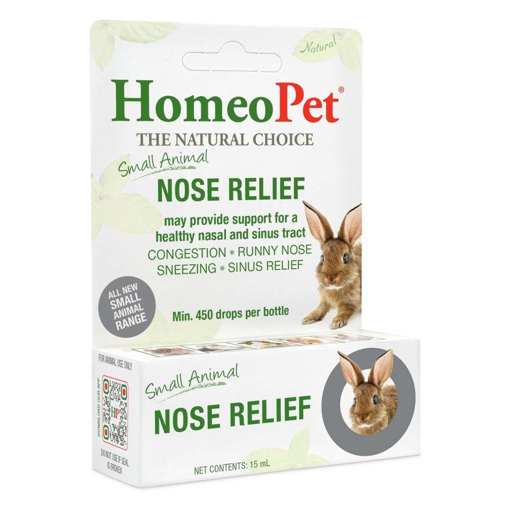 Homeopet, Small Animal Nose Relief, 15 ml