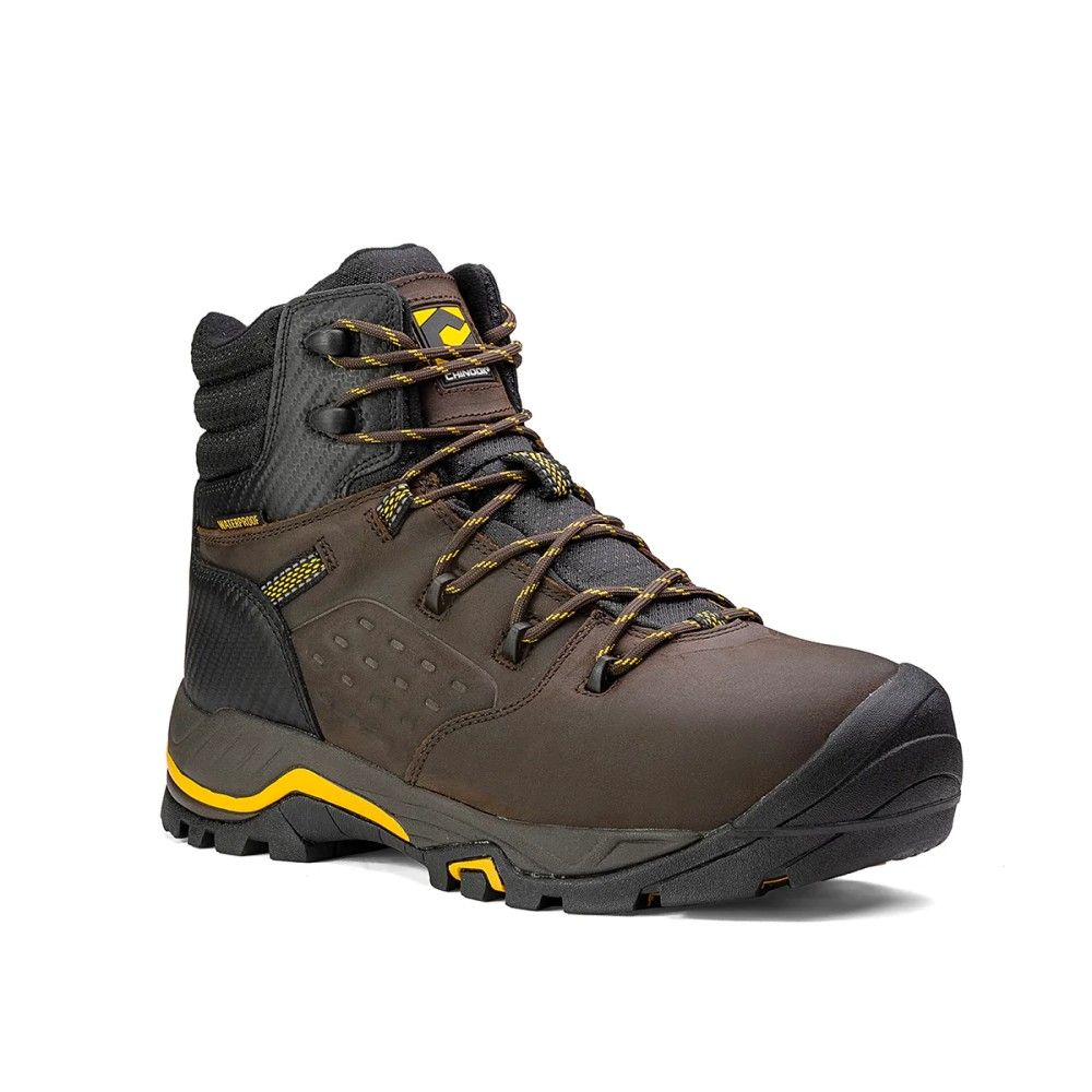 Chinook, Men's Brown 6" Olympic Composite Toe Waterproof Work Boot
