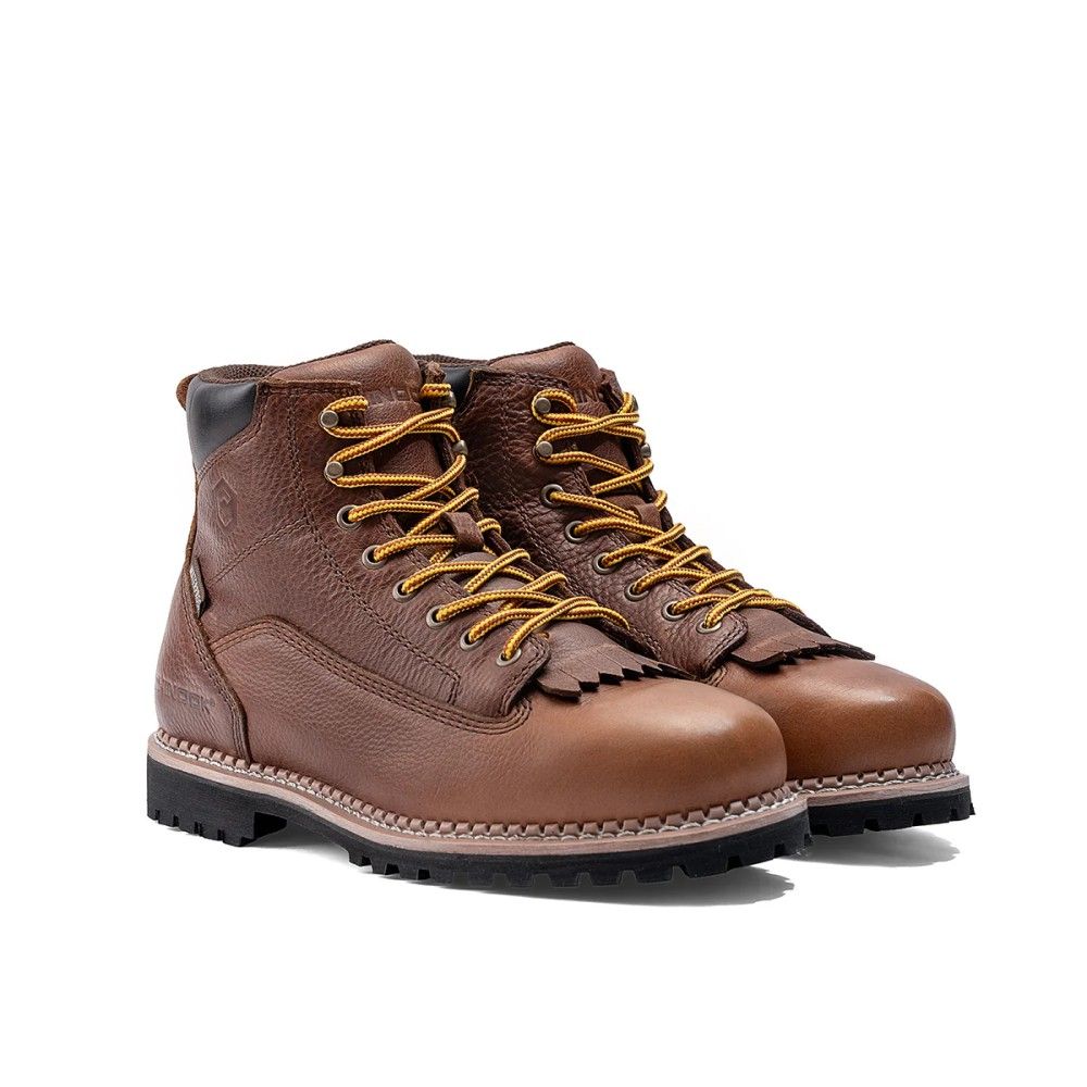Chinook, Men's Brown 6" Logger Waterproof Work Boot