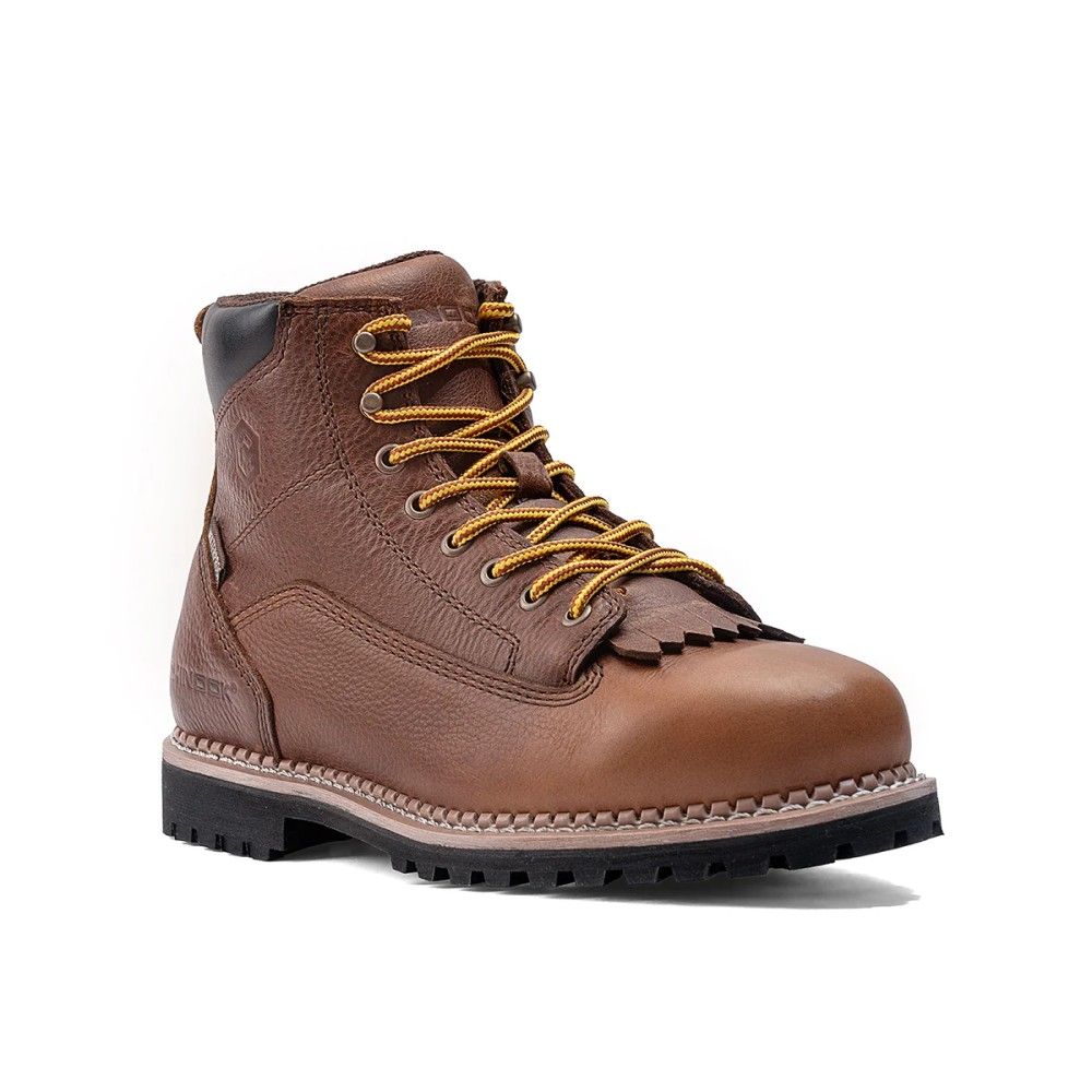 Chinook, Men's Brown 6" Logger Waterproof Work Boot