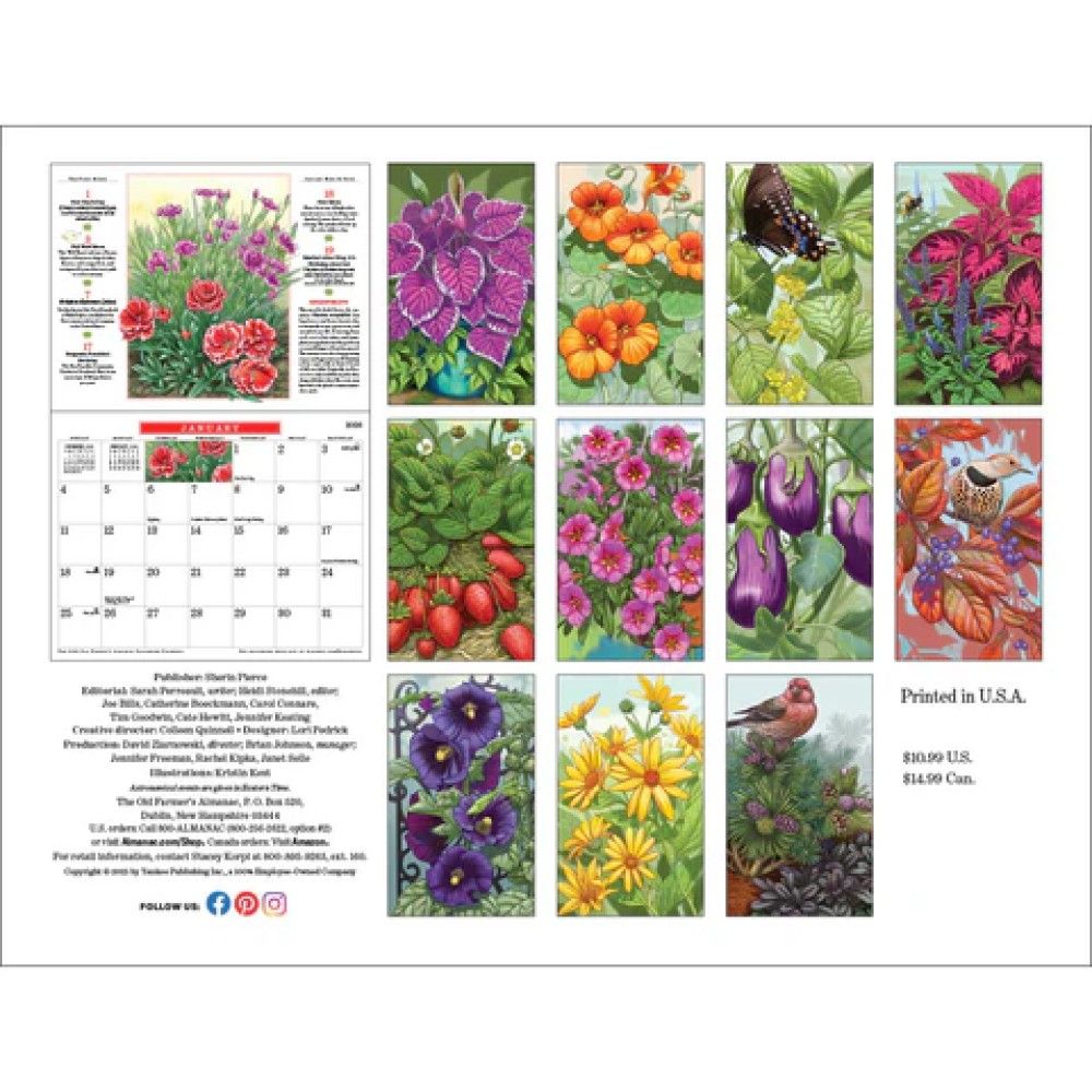 The Old Farmer's Almanac, 2026 Gardening Calendar