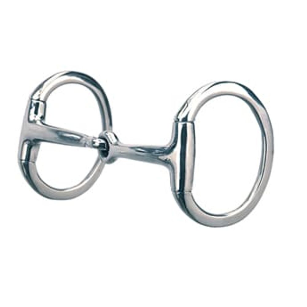 Weaver Leather Eggbutt Snaffle Bit, Solid Mouth, 5"