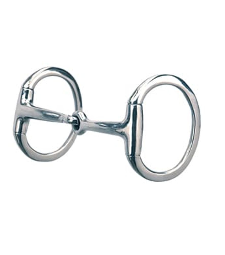 Weaver Leather Eggbutt Snaffle Bit, Solid Mouth, 5"