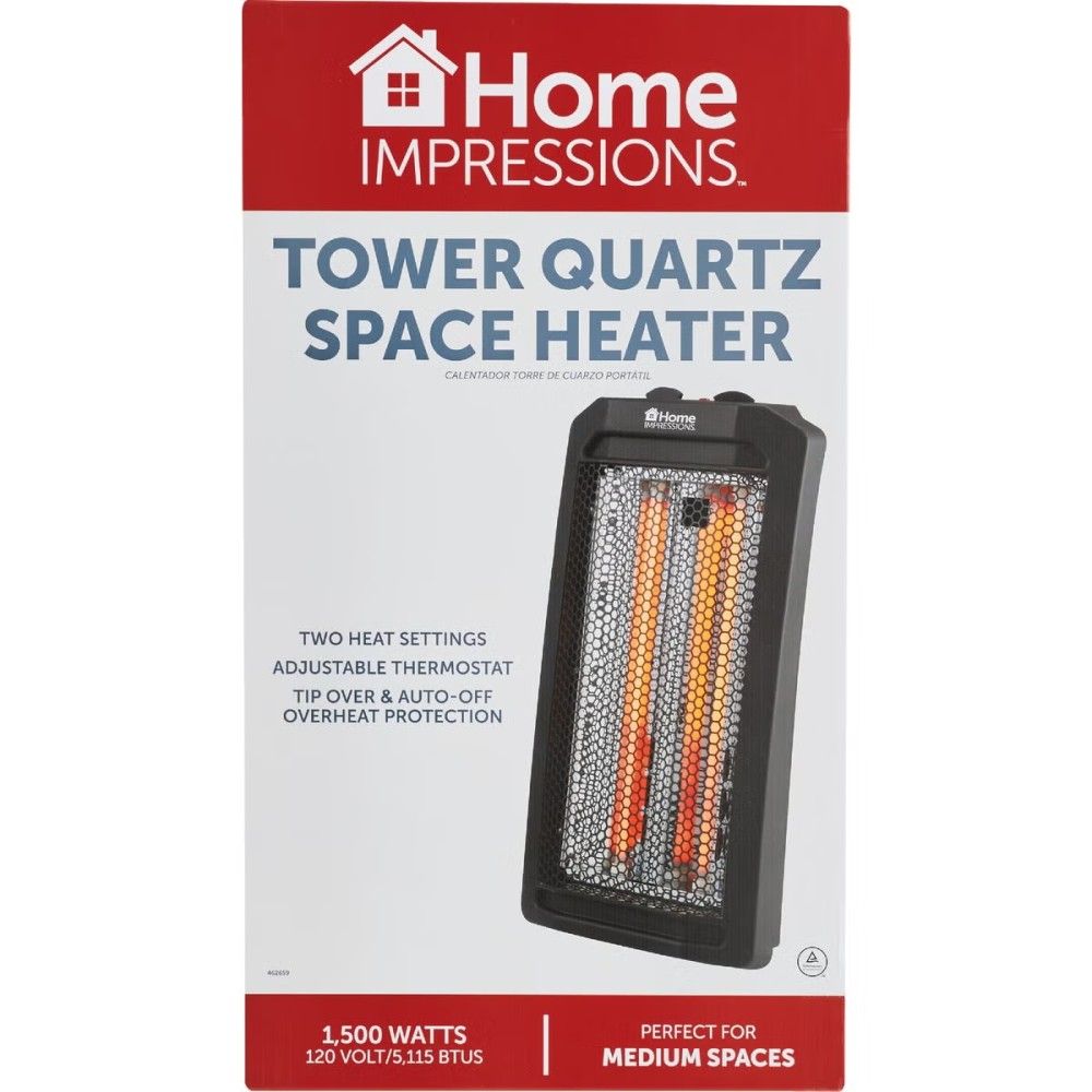 Home Impressions, Best Comfort 1500W 120V Tower Quartz Heater