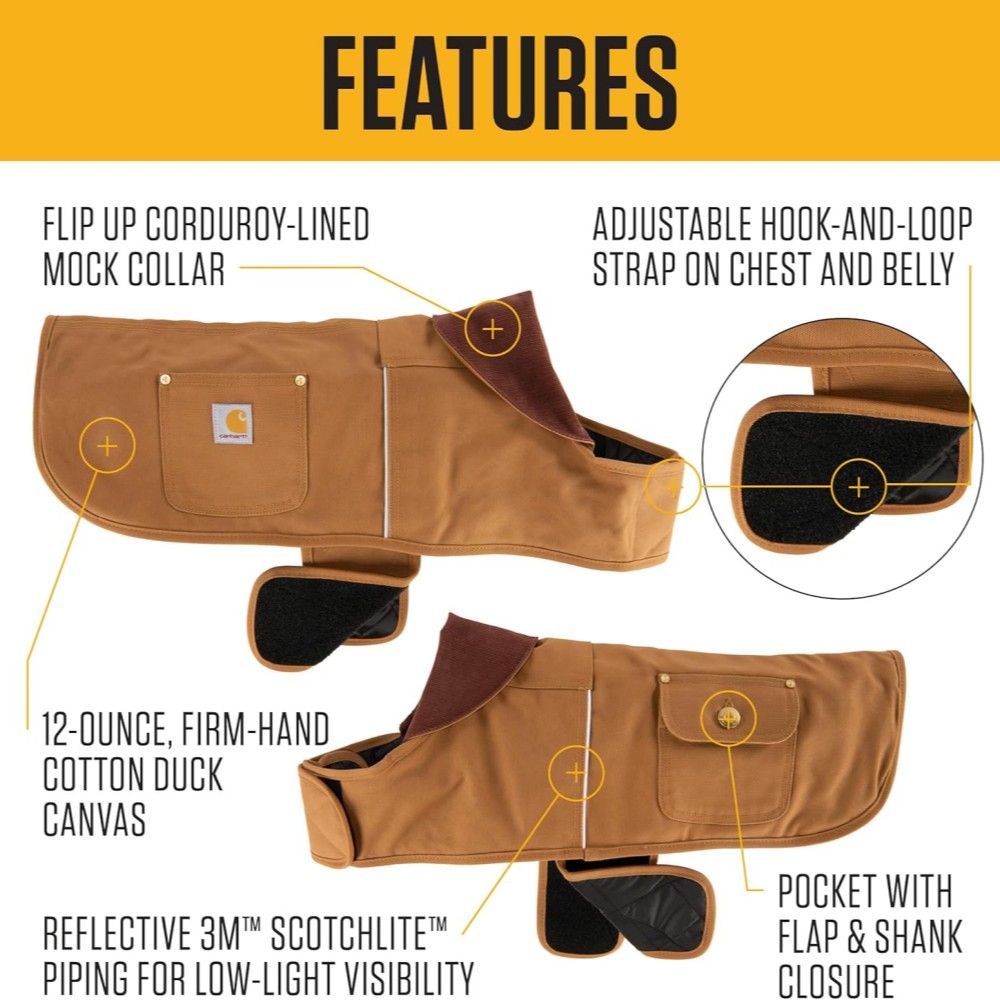 Carhartt, Brown Dog Chore Coat
