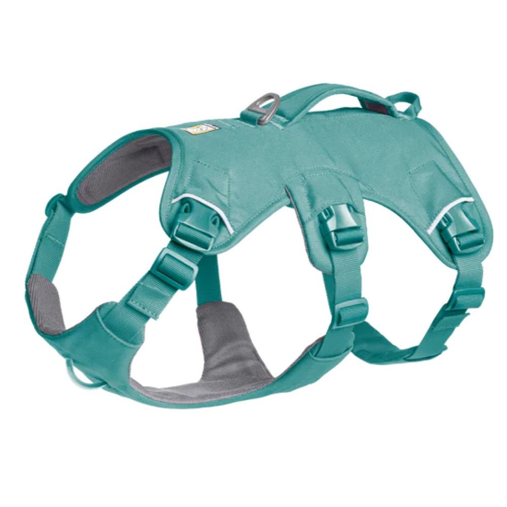 Ruffwear, River Rock Green Web Master™ Dog Harness with Handle