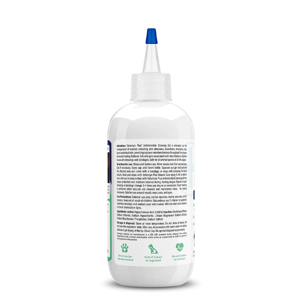 Vetericyn, Plus Antimicrobial Dressing Gel, 8 oz