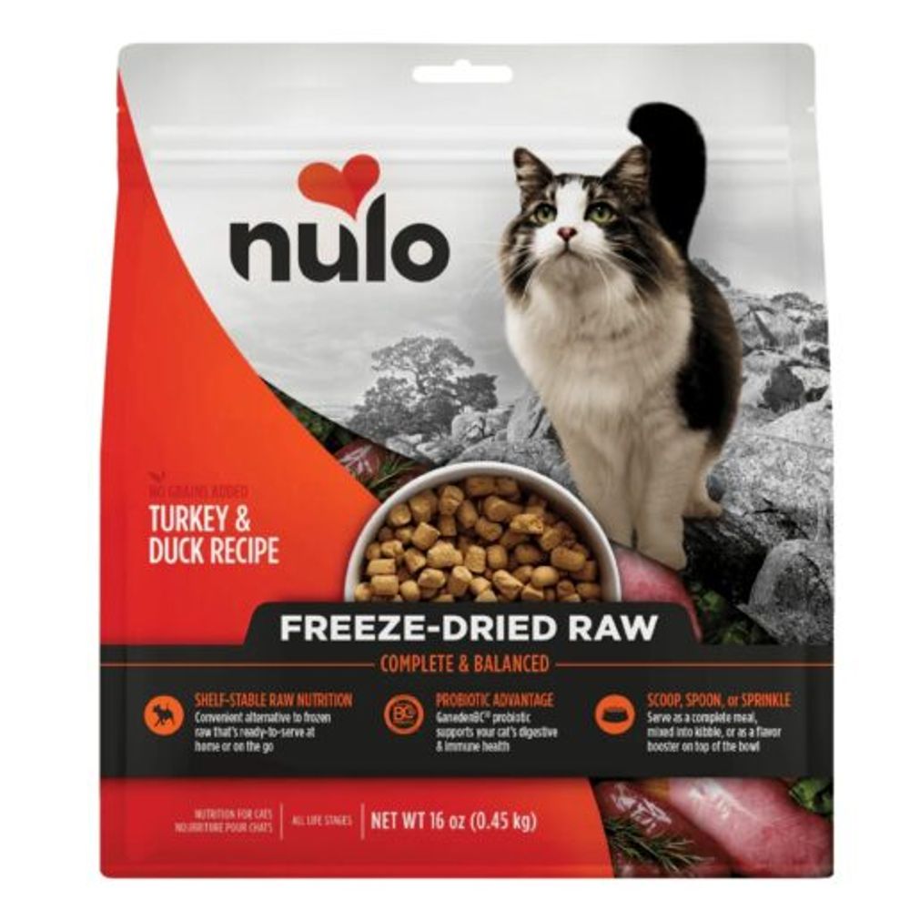 Nulo, Freeze-Dried Raw Turkey & Duck Cat Food