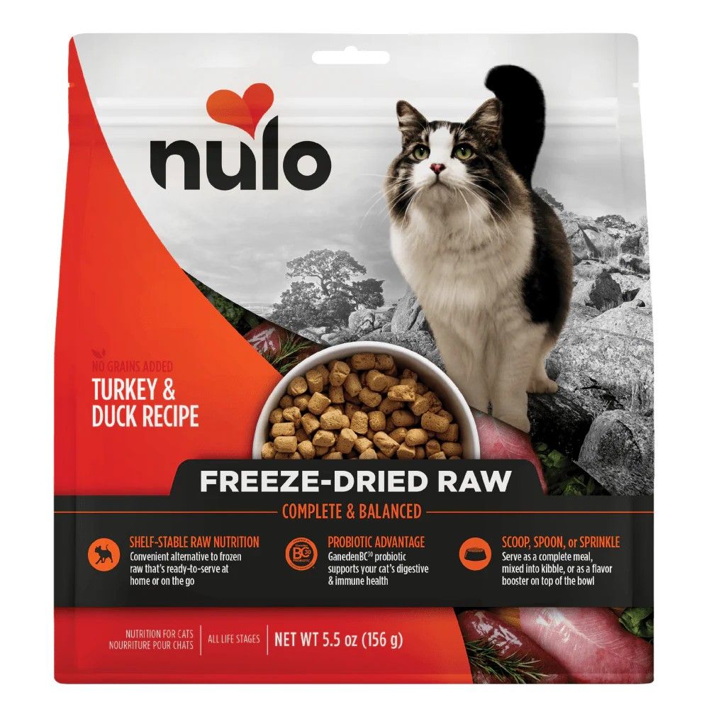 Nulo, Freeze-Dried Raw Turkey & Duck Cat Food