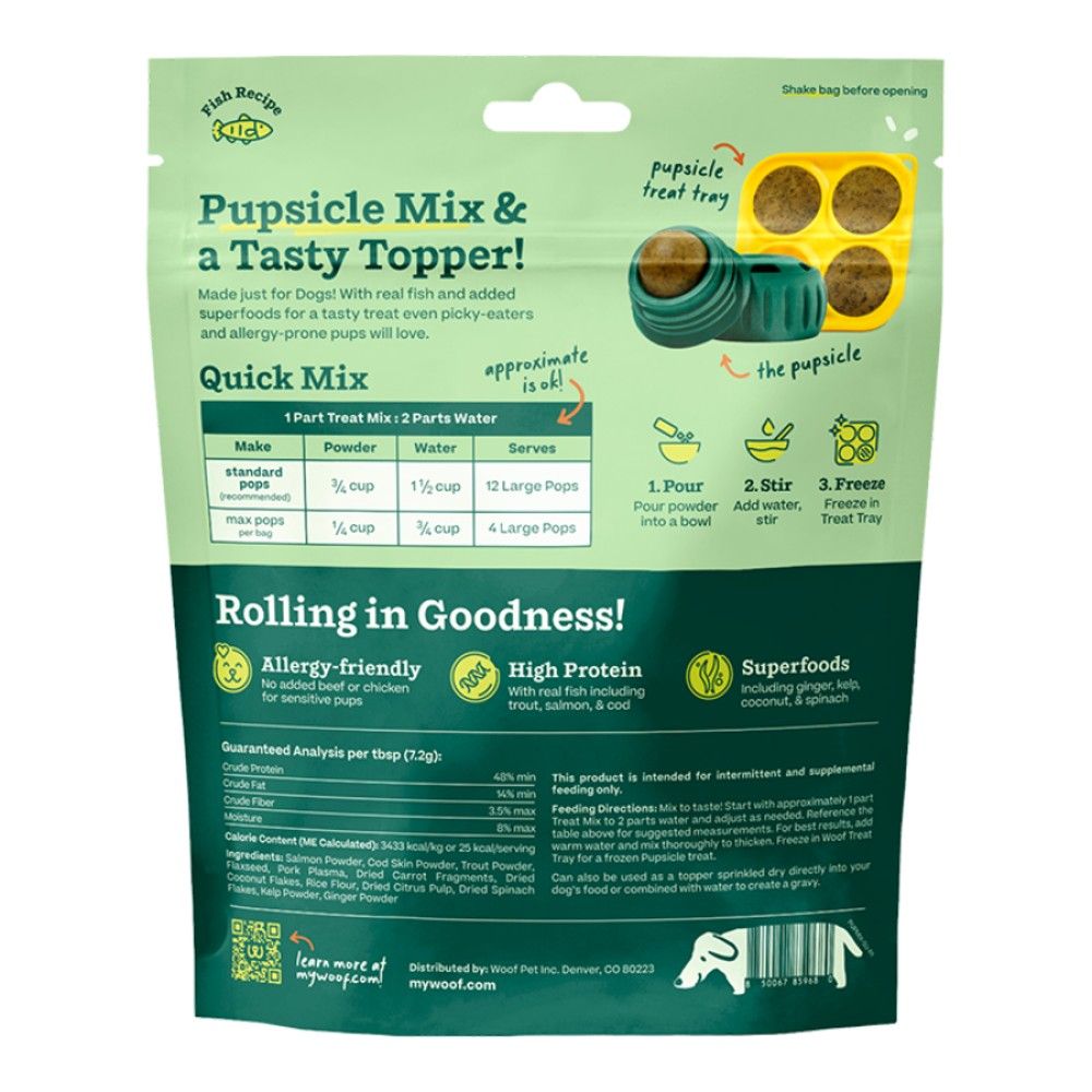 Woof, Pupsicle Sushi Roll Pupsicle Mix, 5.5 oz