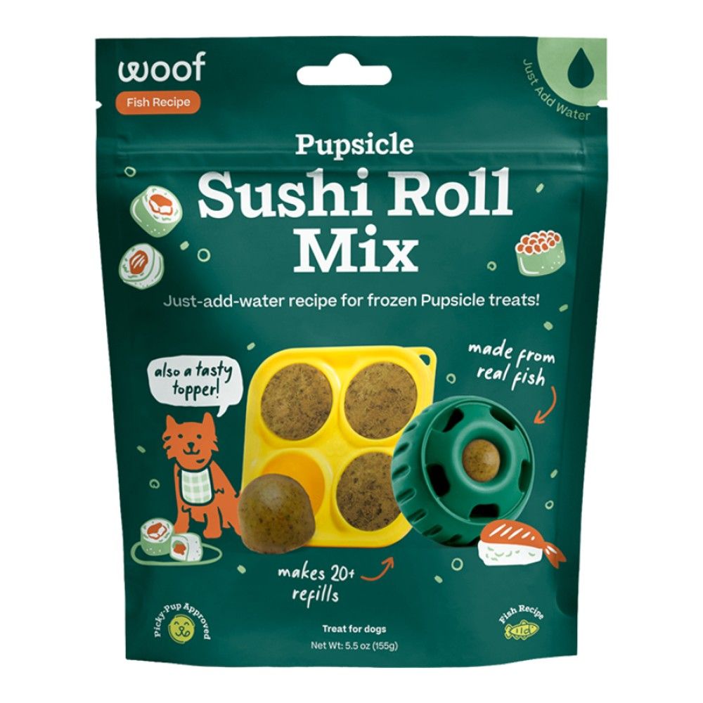 Woof, Pupsicle Sushi Roll Pupsicle Mix, 5.5 oz
